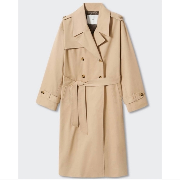 MNG Cotton Trench Coat - Picture 7 of 16